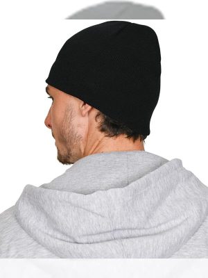 Absolute Apparel Knitted Recycled Acrylic Short Beanie Adult - Image 7