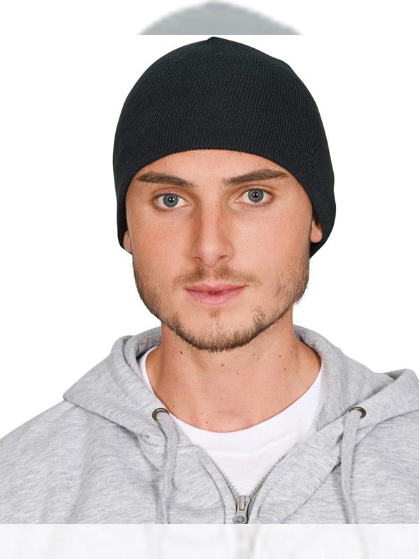 Absolute Apparel Knitted Recycled Acrylic Short Beanie Adult