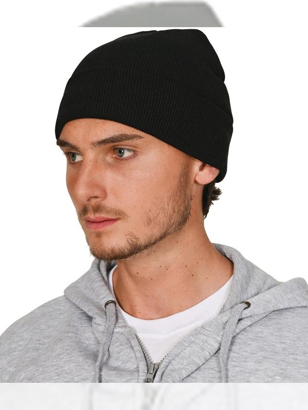 Absolute Apparel Knitted Recycled Acrylic Turn Up Beanie Adult