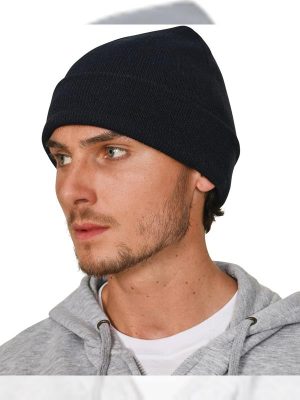 Absolute Apparel Knitted Recycled Acrylic Turn Up Beanie Adult - Image 17