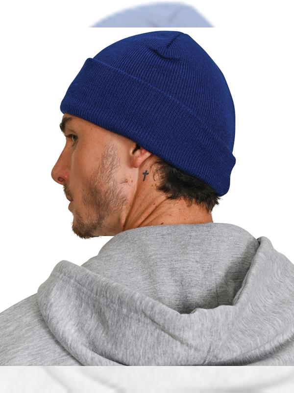 Absolute Apparel Knitted Recycled Acrylic Turn Up Beanie Adult