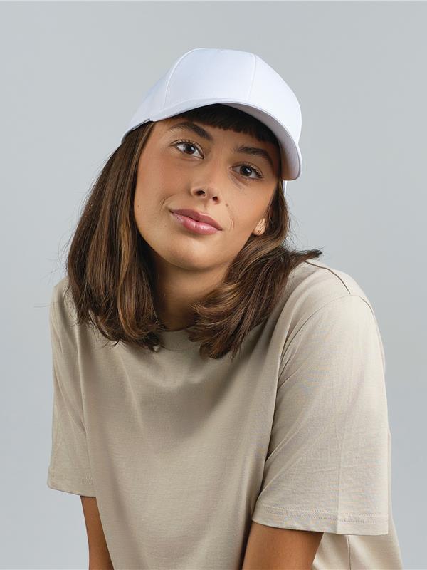 Atlantis Bolt S 6 Panel Structured Low Profile Curved Visor Stretch Recycled Cap Adult
