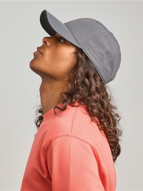 Atlantis Breezy S 6 Panel Structured Mid Profile Mid Visor Nylon Recycled Trucker Cap Adult