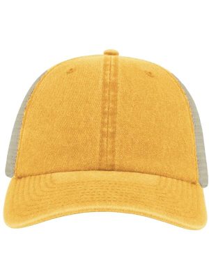 Atlantis Case Pigment Dyed 6 Panel Trucker Cap Adult - Image 9