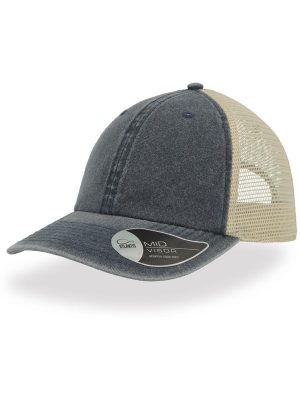 Atlantis Case Pigment Dyed 6 Panel Trucker Cap Adult - Image 16