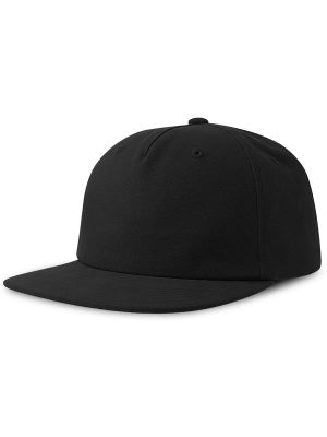 Atlantis Cruz Unstructured Snapback 5 Panel Sustainable Cap Adult - Image 1