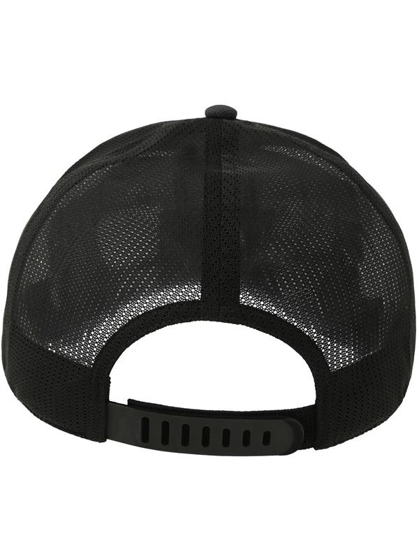 Atlantis Dempo 5 Panel Unstructured Mid Profile Mid Visor Textured Stretch Recycled Trucker Cap Adult