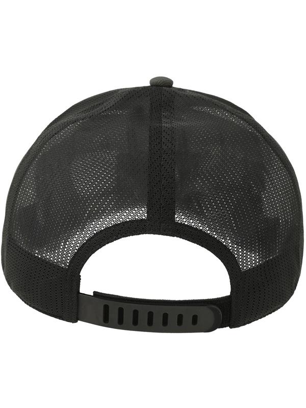 Atlantis Dempo 5 Panel Unstructured Mid Profile Mid Visor Textured Stretch Recycled Trucker Cap Adult