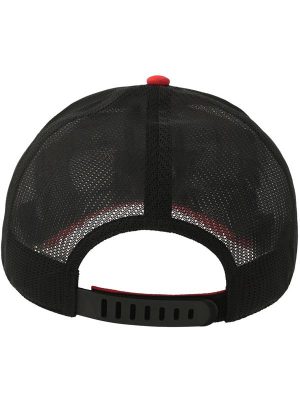 Atlantis Dempo 5 Panel Unstructured Mid Profile Mid Visor Textured Stretch Recycled Trucker Cap Adult - Image 20