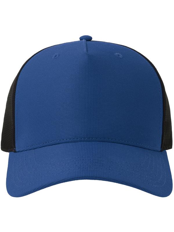 Atlantis Dempo 5 Panel Unstructured Mid Profile Mid Visor Textured Stretch Recycled Trucker Cap Adult