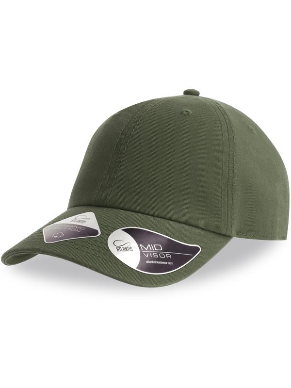 Atlantis Fraser Organic Cotton Unstructured 6 Panel Cap Adult
