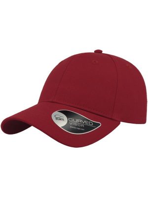 Atlantis Hit Twill Curved Visor 6 Panel Sustainable Structured Cap Adult - Image 3