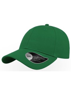 Atlantis Hit Twill Curved Visor 6 Panel Sustainable Structured Cap Adult - Image 5