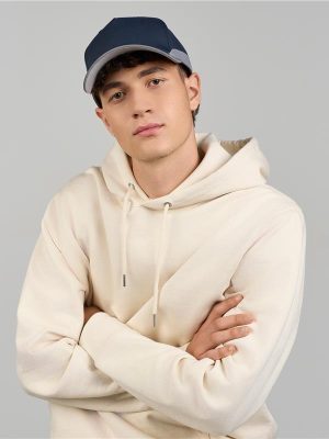 Atlantis Helpy S 5 Panel Structured High Profile Curved Visor Reflective Recycled Cap Adult - Image 1