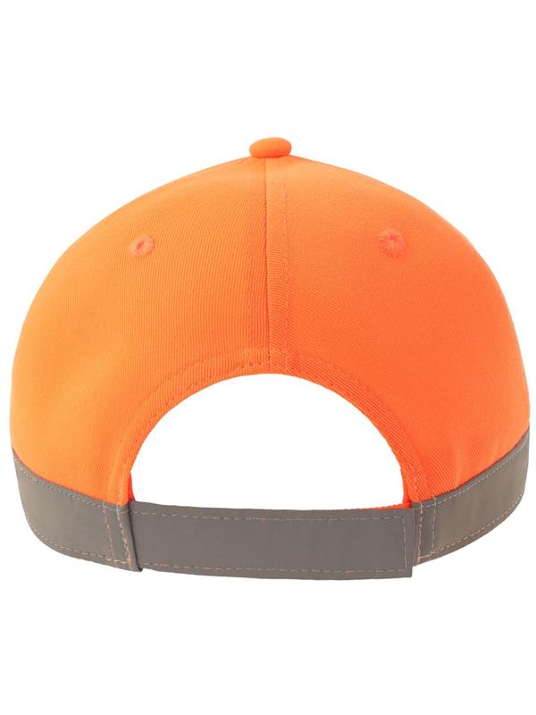 Atlantis Helpy S 5 Panel Structured High Profile Curved Visor Reflective Recycled Cap Adult