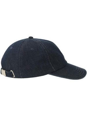 Atlantis Iraya 5 Panel Unstructured Low Profile Mid Visor Denim Recycled Cap Adult - Image 6