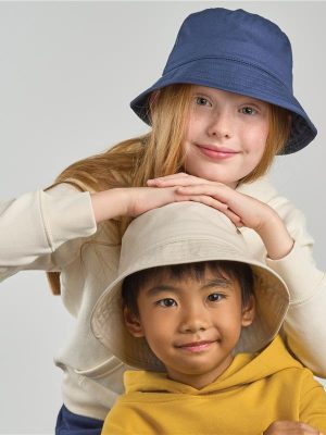 Atlantis Mayo Bucket Hat Sustainable Cotton Kids - Image 15