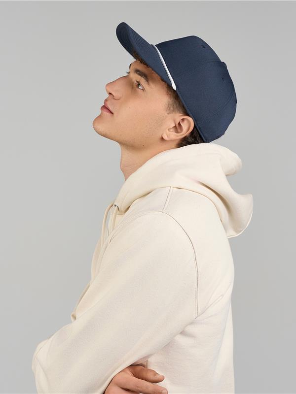 Atlantis Paka 5 Panel Structured High Profile Mid Visor With Rope Recycled Cap Adult