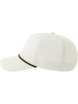 Atlantis Paka 5 Panel Structured High Profile Mid Visor With Rope Recycled Cap Adult - Image 20