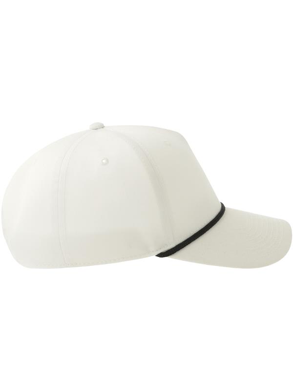 Atlantis Paka 5 Panel Structured High Profile Mid Visor With Rope Recycled Cap Adult