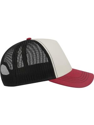 Atlantis Rapper Canvas S Recycled 5 Panel Trucker Adult - Image 3