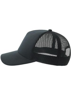 Atlantis Rapper Jersey S 5 Panel Structured Mid Profile Mid Visor Recycled Trucker Cap Adult - Image 7