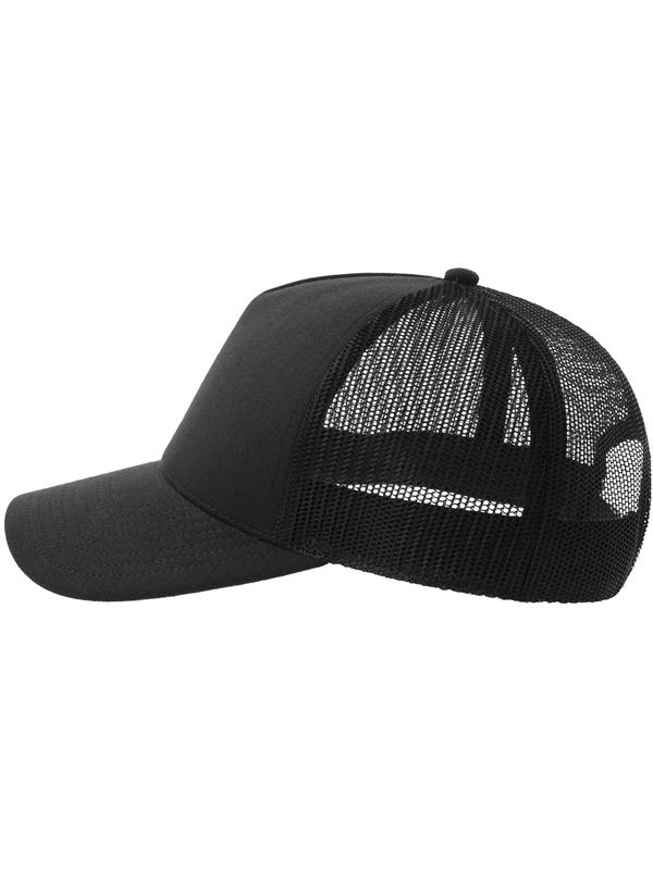 Atlantis Rapper Jersey S 5 Panel Structured Mid Profile Mid Visor Recycled Trucker Cap Adult