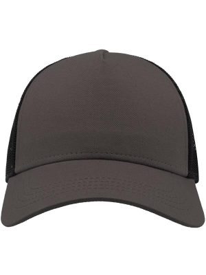 Atlantis Rapper Cotton 5 Panel Trucker Cap Adult - Image 9