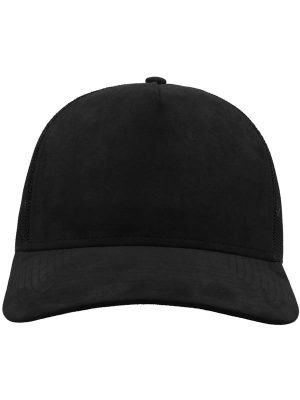 Atlantis Rapper Suede 5 Panel Trucker Cap Adult - Image 1
