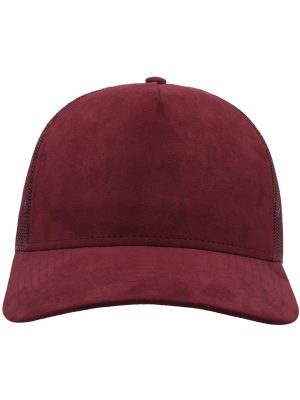 Atlantis Rapper Suede 5 Panel Trucker Cap Adult - Image 4