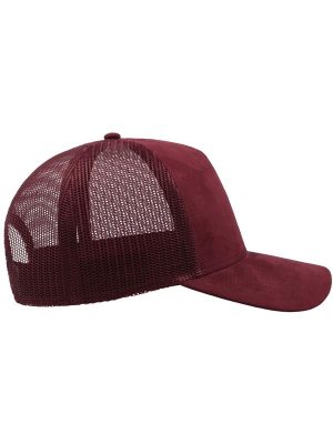 Atlantis Rapper Suede 5 Panel Trucker Cap Adult - Image 6