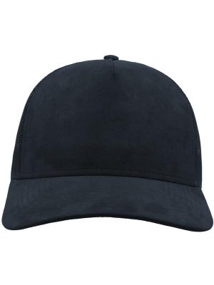 Atlantis Rapper Suede 5 Panel Trucker Cap Adult - Image 10