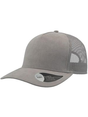 Atlantis Rapper Suede 5 Panel Trucker Cap Adult - Image 14