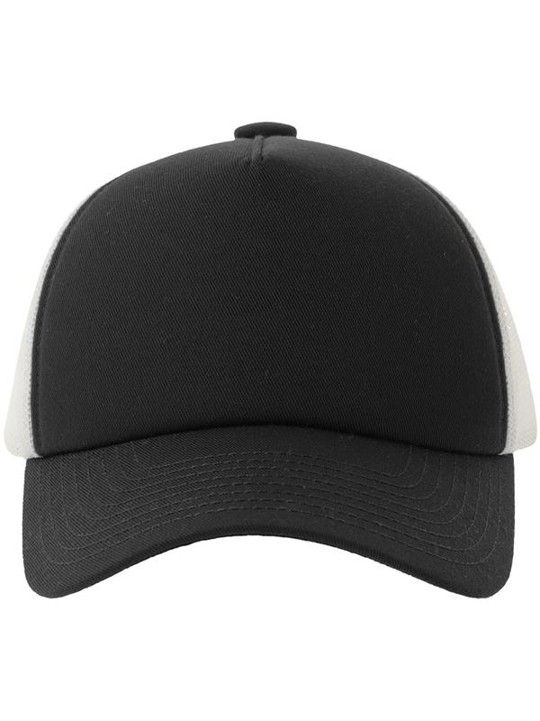 Atlantis Record S 5 Panel Structured High Profile Mid Visor Recycled Trucker Cap Adult
