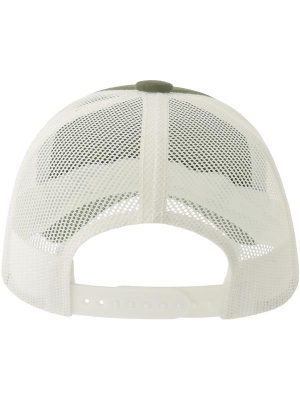 Atlantis Record S 5 Panel Structured High Profile Mid Visor Recycled Trucker Cap Adult - Image 25
