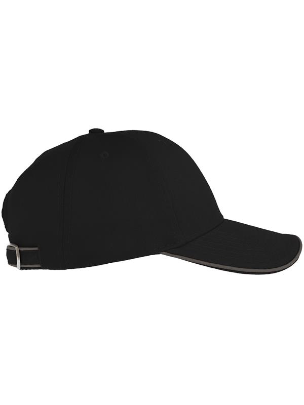 Atlantis Reflect 6 Panel Reflective Piping Baseball Cap Adult