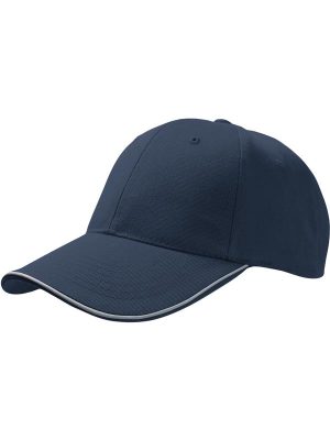 Atlantis Reflect 6 Panel Reflective Piping Baseball Cap Adult - Image 9