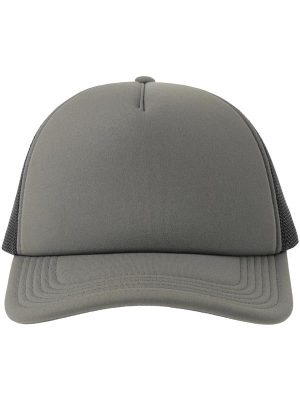 Atlantis Rapper S 5 Panel Structured Foam Mid Profile Curved Visor Recycled Trucker Cap Adult - Image 8