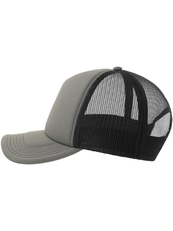 Atlantis Rapper S 5 Panel Structured Foam Mid Profile Curved Visor Recycled Trucker Cap Adult