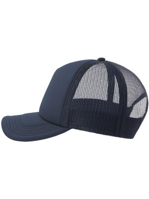 Atlantis Rapper S 5 Panel Structured Foam Mid Profile Curved Visor Recycled Trucker Cap Adult - Image 20