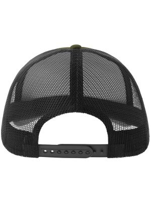 Atlantis Rapper S 5 Panel Structured Foam Mid Profile Curved Visor Recycled Trucker Cap Adult - Image 24
