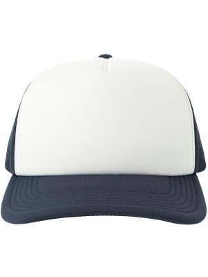 Atlantis Rapper S 5 Panel Structured Foam Mid Profile Curved Visor Recycled Trucker Cap Adult - Image 44