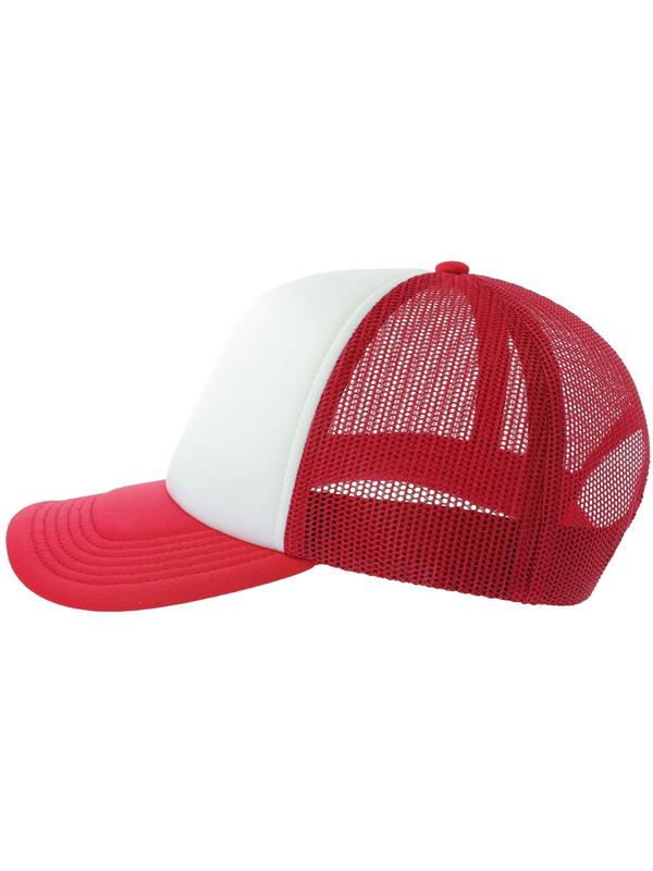 Atlantis Rapper S 5 Panel Structured Foam Mid Profile Curved Visor Recycled Trucker Cap Adult