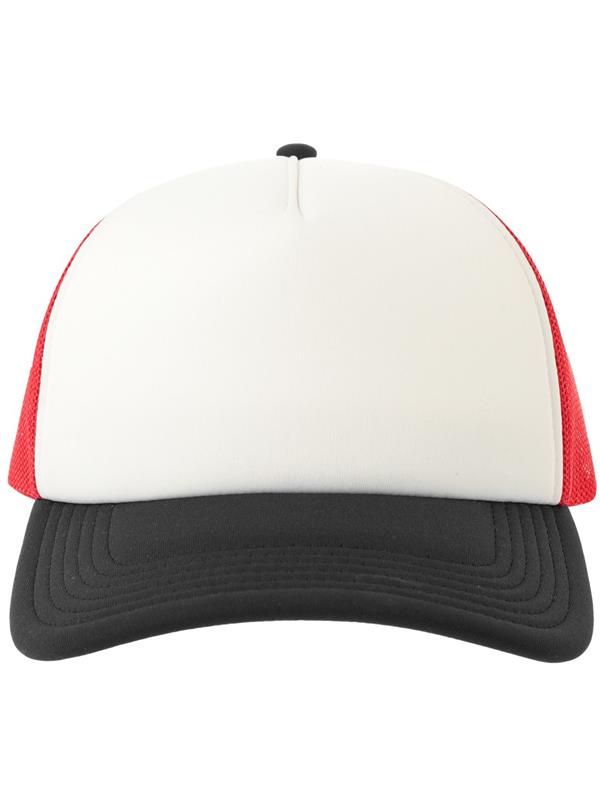 Atlantis Rapper S 5 Panel Structured Foam Mid Profile Curved Visor Recycled Trucker Cap Adult
