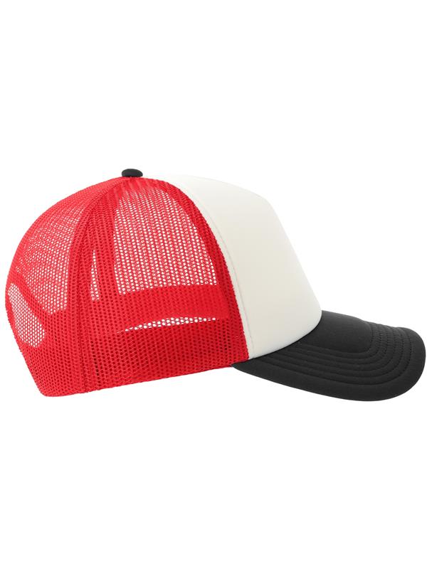 Atlantis Rapper S 5 Panel Structured Foam Mid Profile Curved Visor Recycled Trucker Cap Adult
