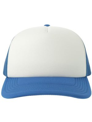 Atlantis Rapper S 5 Panel Structured Foam Mid Profile Curved Visor Recycled Trucker Cap Adult - Image 65