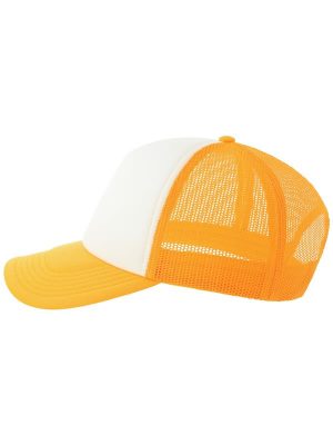 Atlantis Rapper S 5 Panel Structured Foam Mid Profile Curved Visor Recycled Trucker Cap Adult - Image 74
