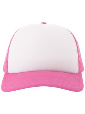 Atlantis Rapper S 5 Panel Structured Foam Mid Profile Curved Visor Recycled Trucker Cap Adult - Image 81