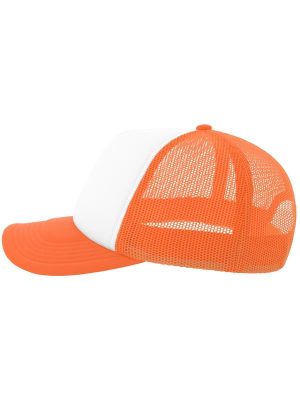 Atlantis Rapper S 5 Panel Structured Foam Mid Profile Curved Visor Recycled Trucker Cap Adult - Image 87