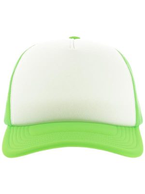Atlantis Rapper S 5 Panel Structured Foam Mid Profile Curved Visor Recycled Trucker Cap Adult - Image 89